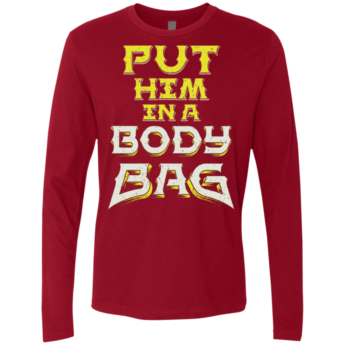 T-Shirts Cardinal / S BODY BAG Men's Premium Long Sleeve