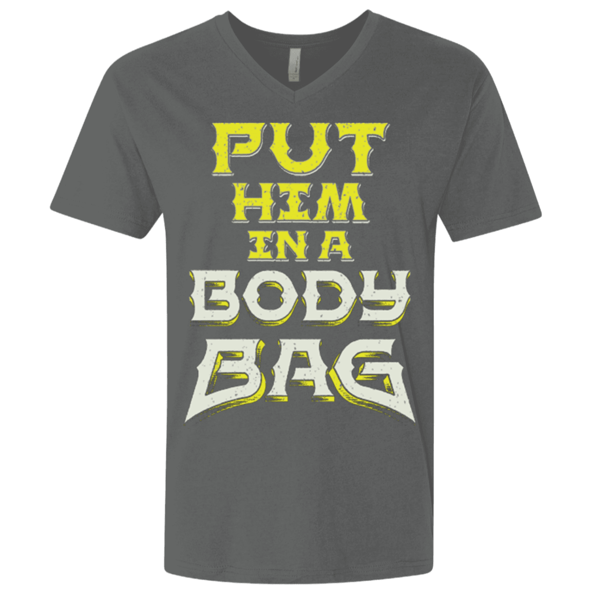 T-Shirts Heavy Metal / X-Small BODY BAG Men's Premium V-Neck