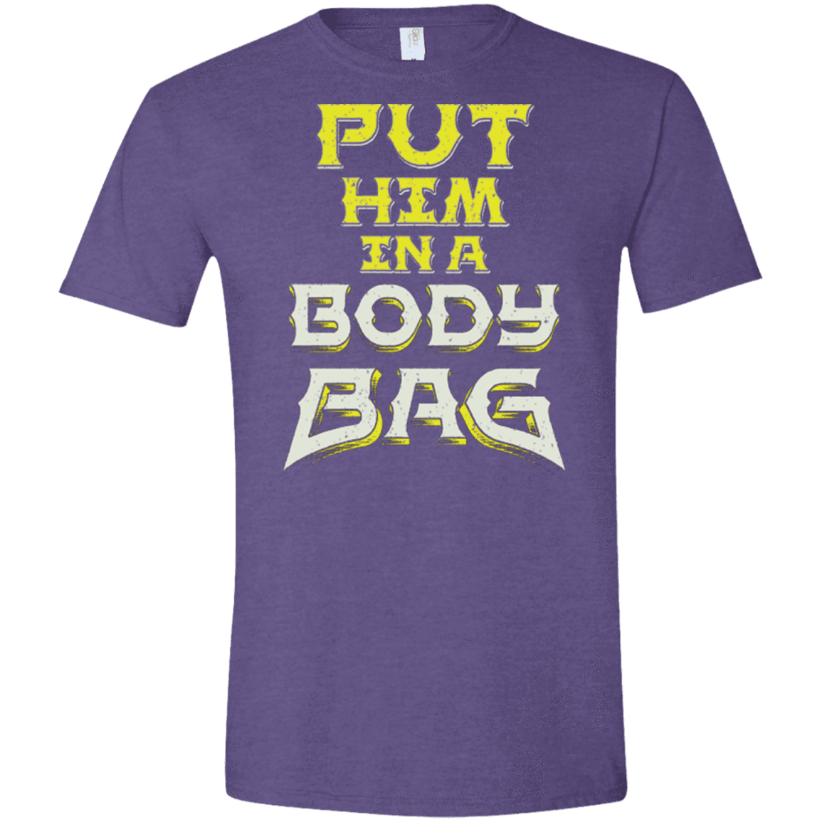 T-Shirts Heather Purple / S BODY BAG Men's Semi-Fitted Softstyle