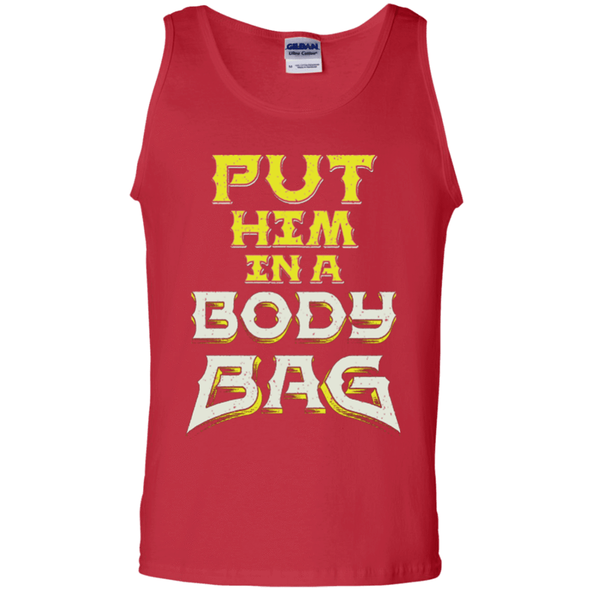 T-Shirts Red / S BODY BAG Men's Tank Top
