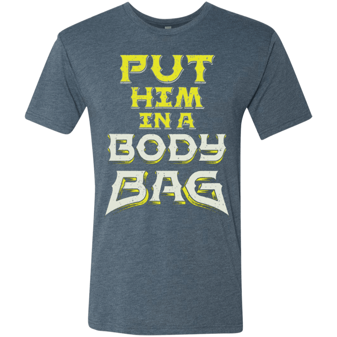 T-Shirts Indigo / S BODY BAG Men's Triblend T-Shirt