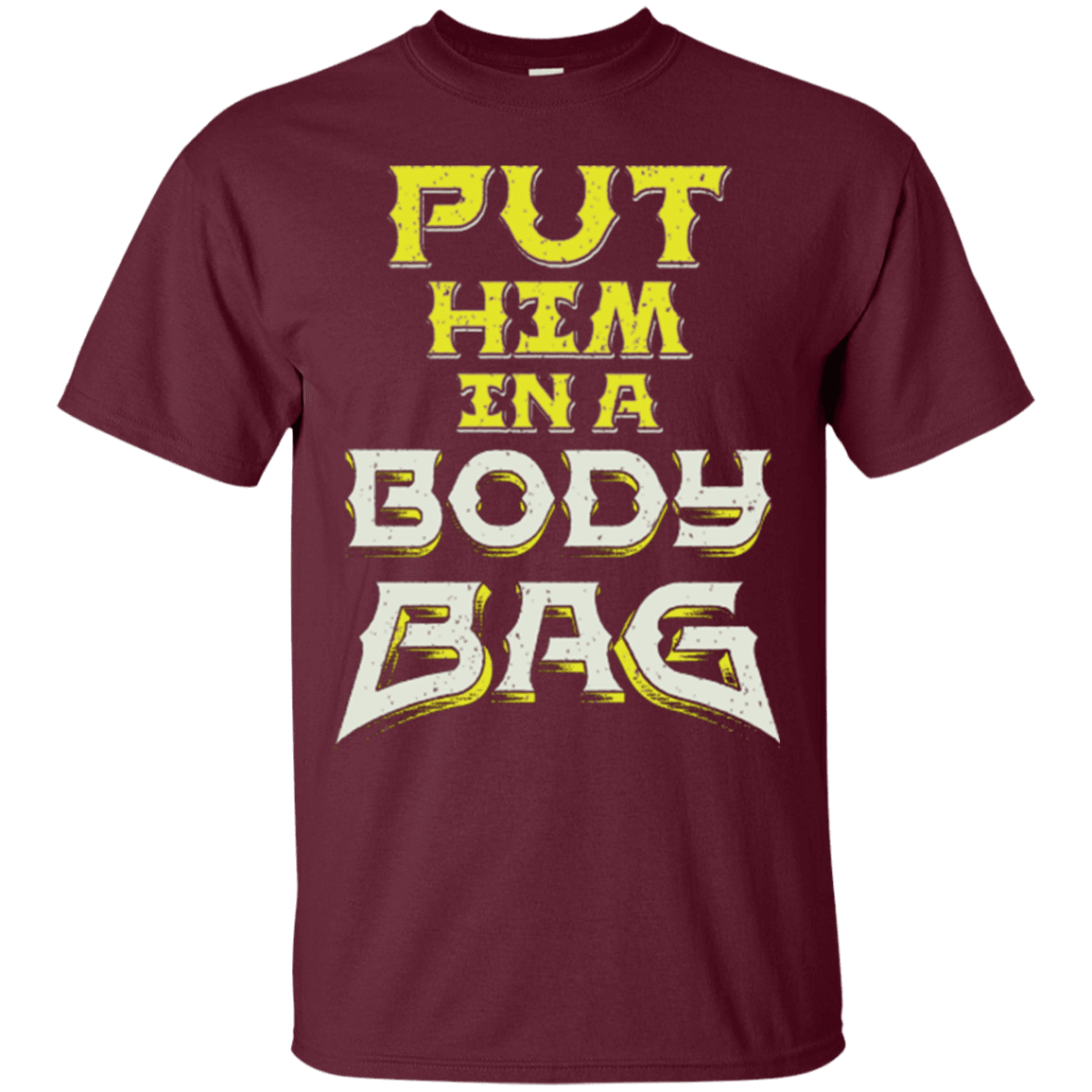 T-Shirts Maroon / S BODY BAG T-Shirt