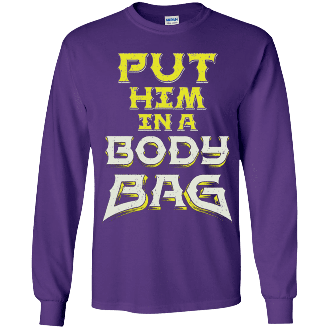 T-Shirts Purple / YS BODY BAG Youth Long Sleeve T-Shirt