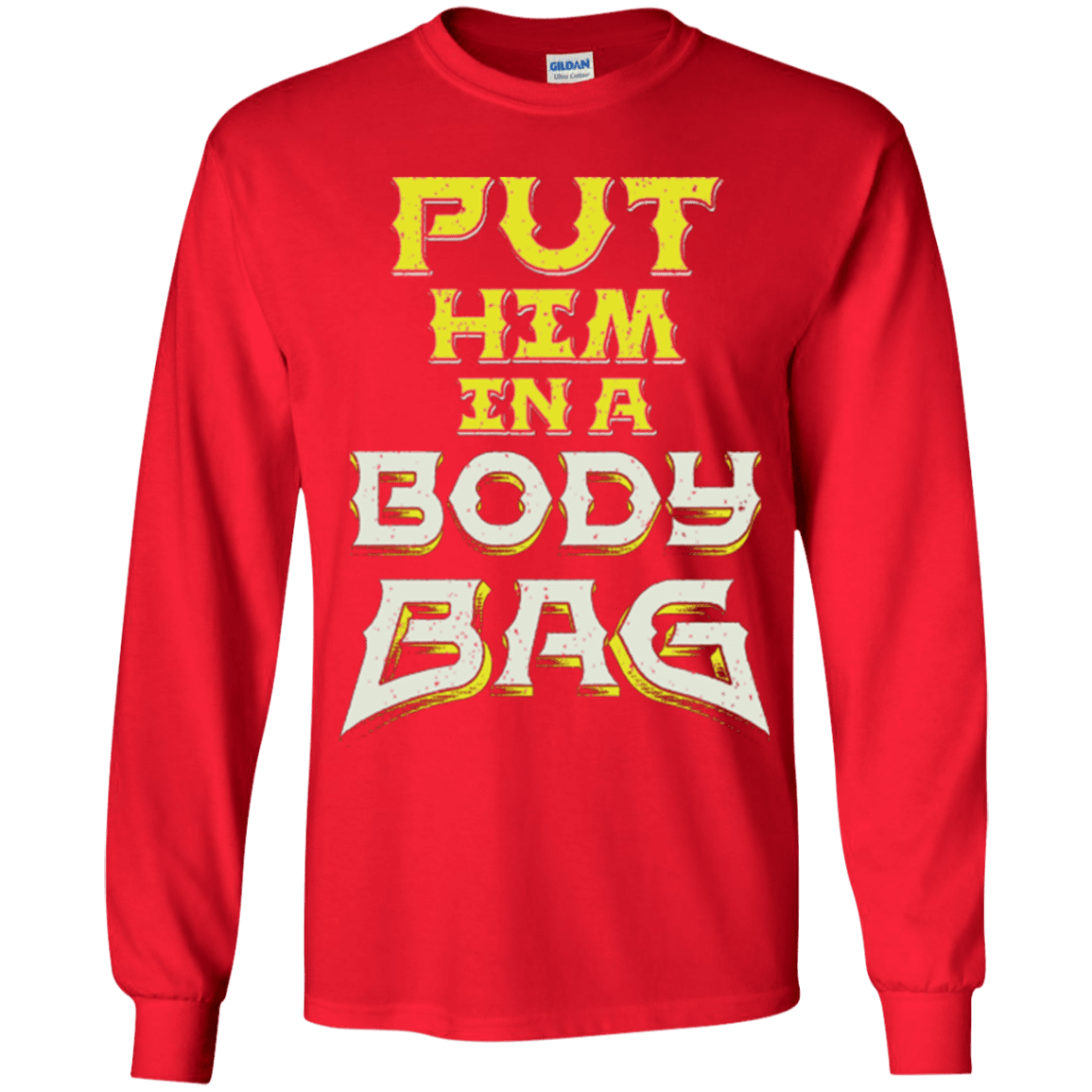 T-Shirts Red / YS BODY BAG Youth Long Sleeve T-Shirt