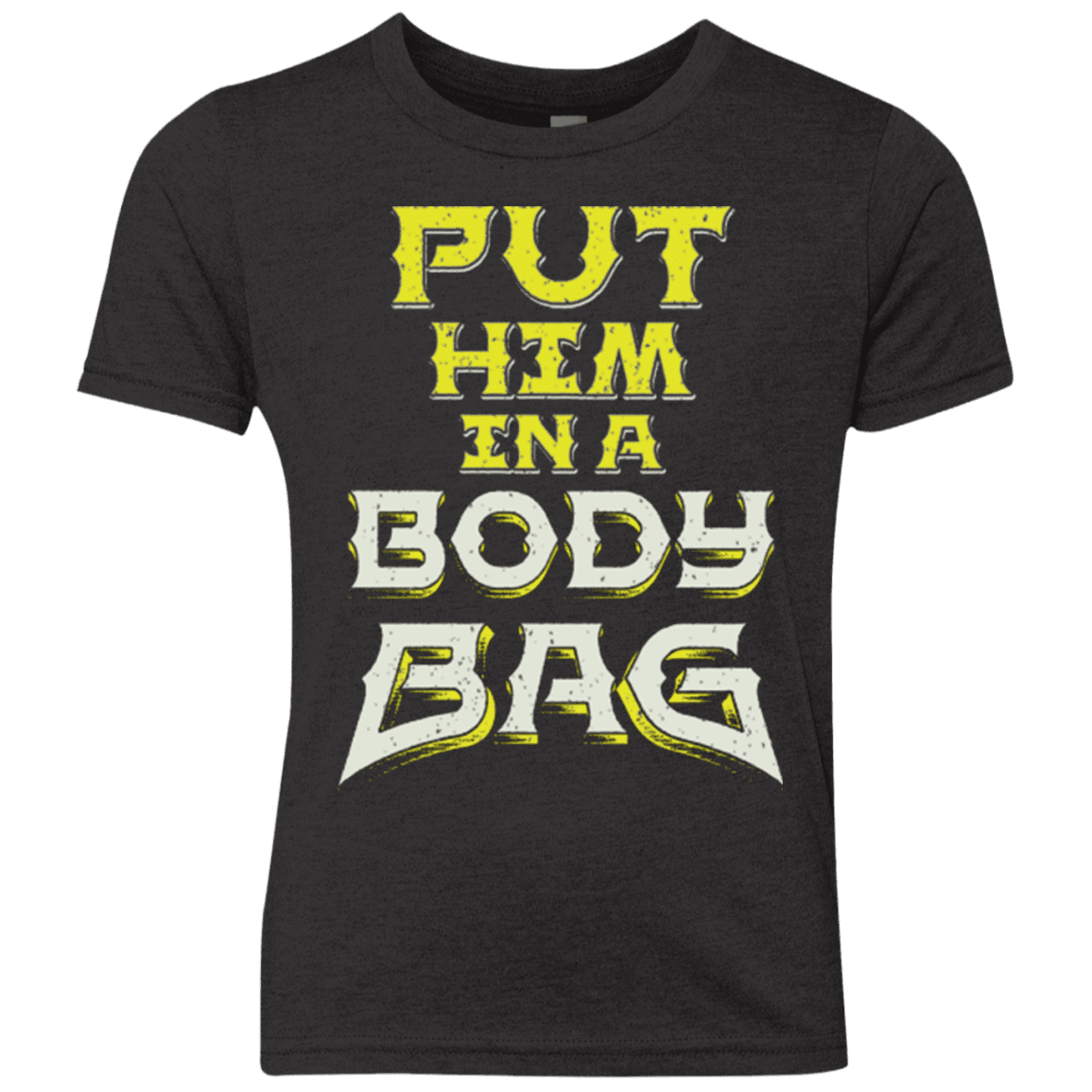 T-Shirts Vintage Black / YXS BODY BAG Youth Triblend T-Shirt