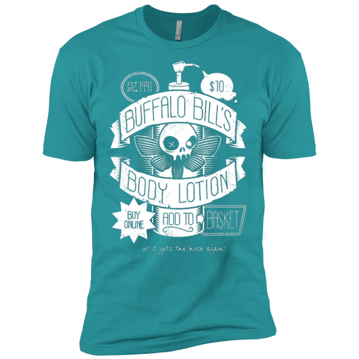 T-Shirts Tahiti Blue / X-Small Body Lotion Men's Premium T-Shirt