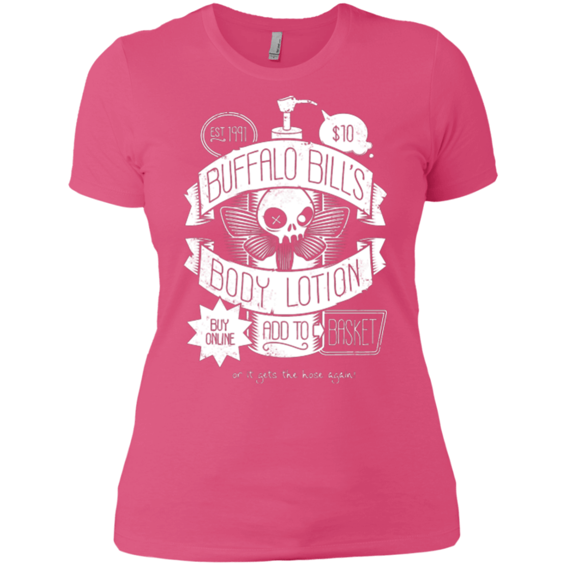 T-Shirts Hot Pink / X-Small Body Lotion Women's Premium T-Shirt
