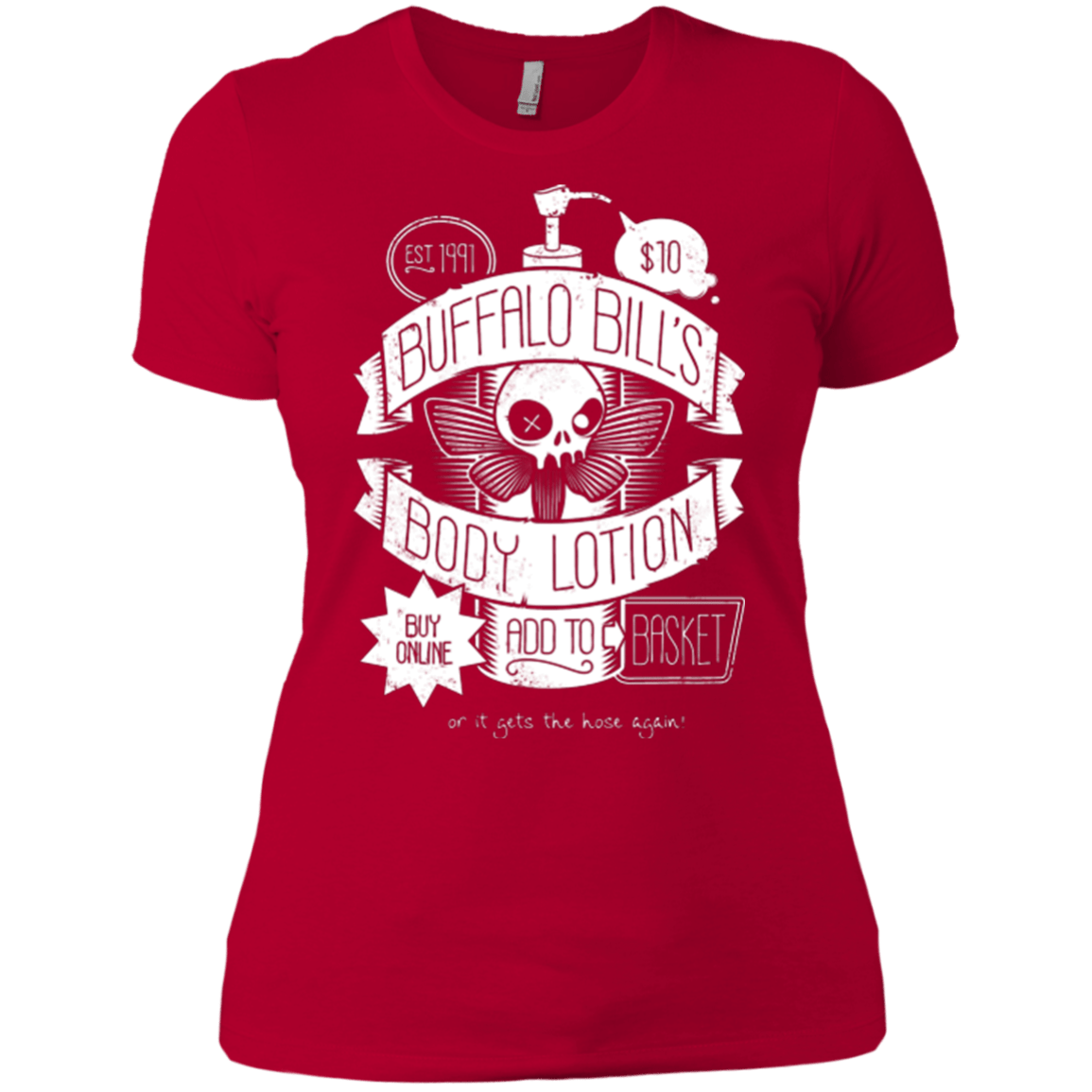 T-Shirts Red / X-Small Body Lotion Women's Premium T-Shirt