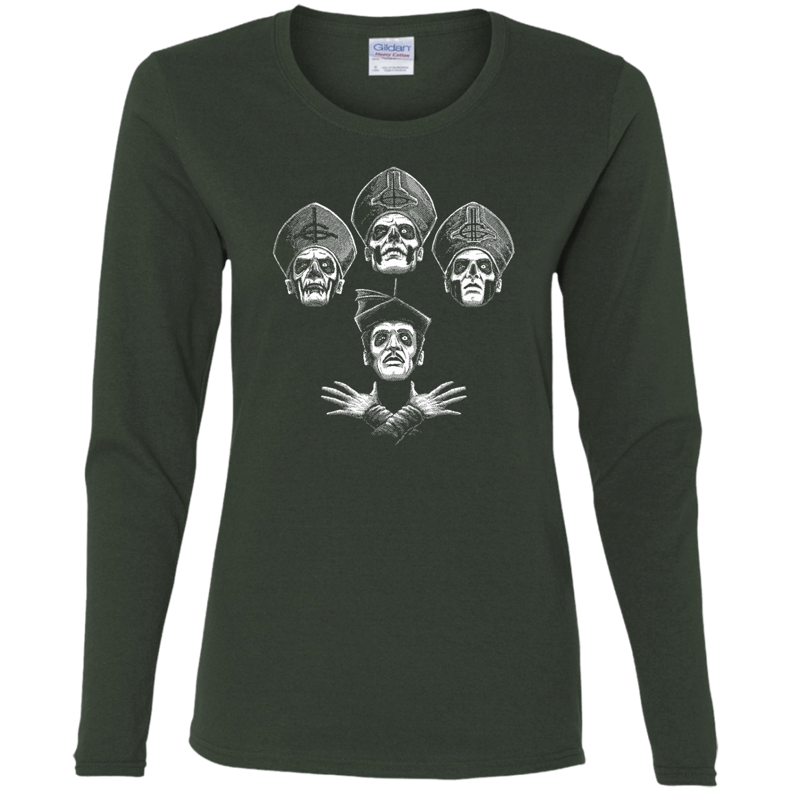 T-Shirts Forest / S Bohemian Ghost Women's Long Sleeve T-Shirt