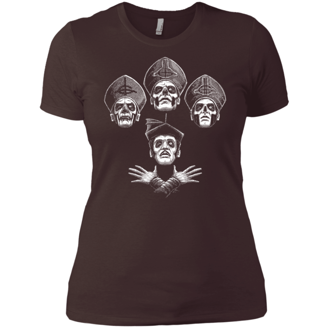 T-Shirts Dark Chocolate / X-Small Bohemian Ghost Women's Premium T-Shirt
