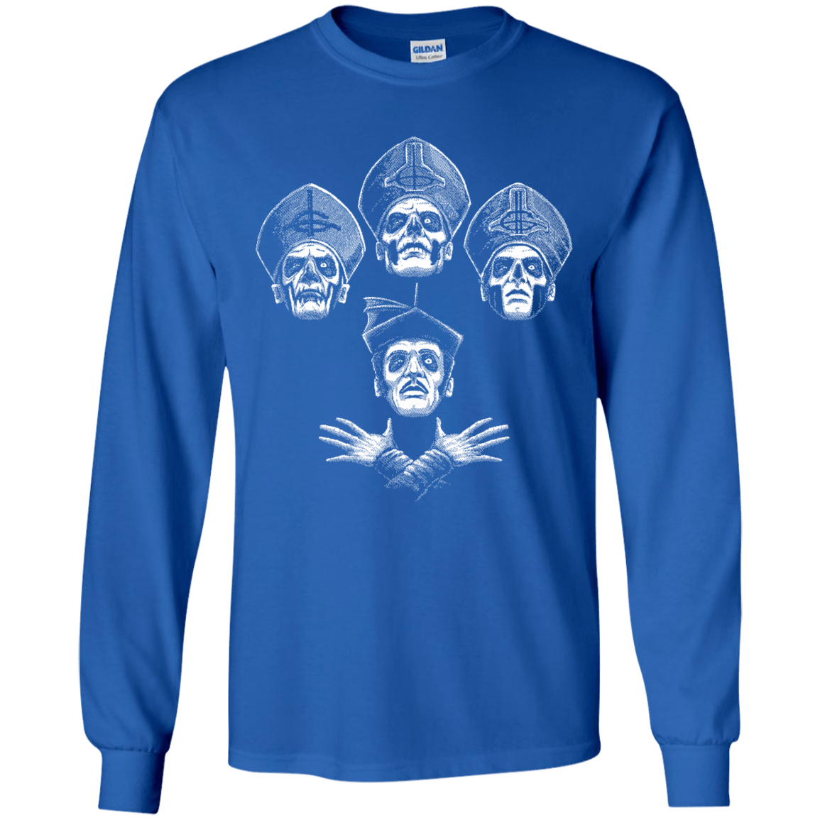 T-Shirts Royal / YS Bohemian Ghost Youth Long Sleeve T-Shirt
