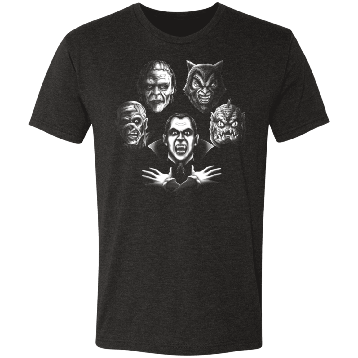 T-Shirts Vintage Black / S Bohemian Monster Men's Triblend T-Shirt