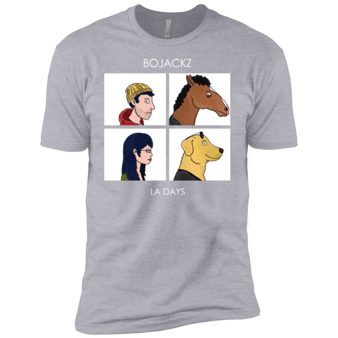 T-Shirts Heather Grey / YXS Bojackz Boys Premium T-Shirt