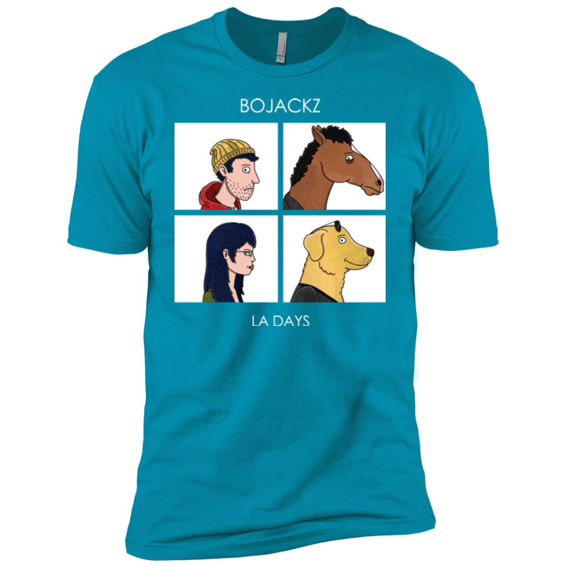 T-Shirts Turquoise / YXS Bojackz Boys Premium T-Shirt