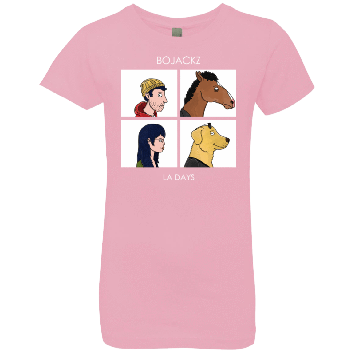 T-Shirts Light Pink / YXS Bojackz Girls Premium T-Shirt