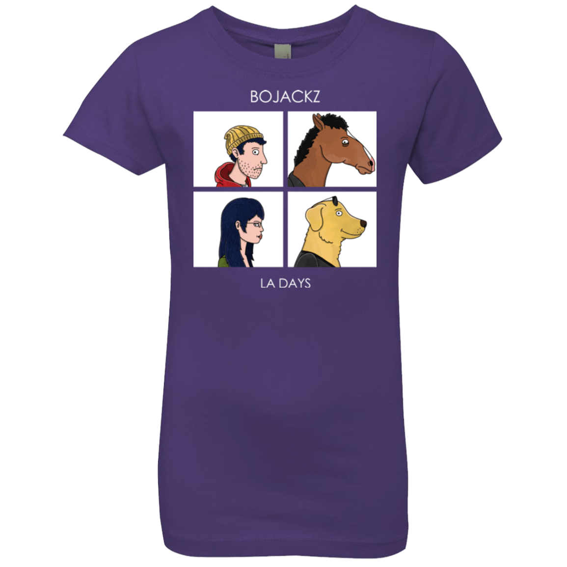T-Shirts Purple Rush / YXS Bojackz Girls Premium T-Shirt