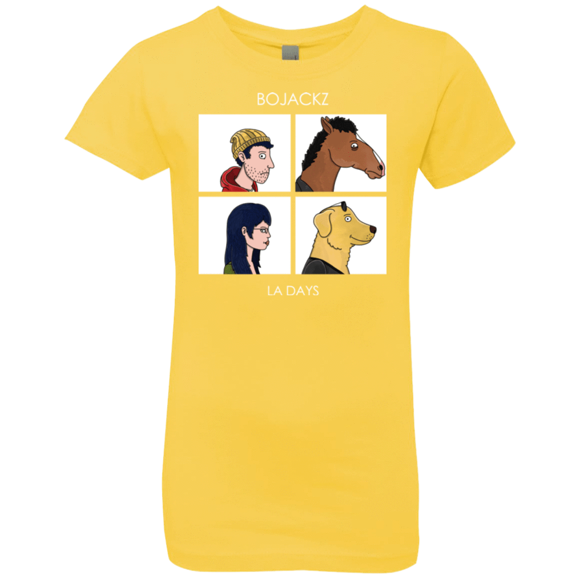 T-Shirts Vibrant Yellow / YXS Bojackz Girls Premium T-Shirt
