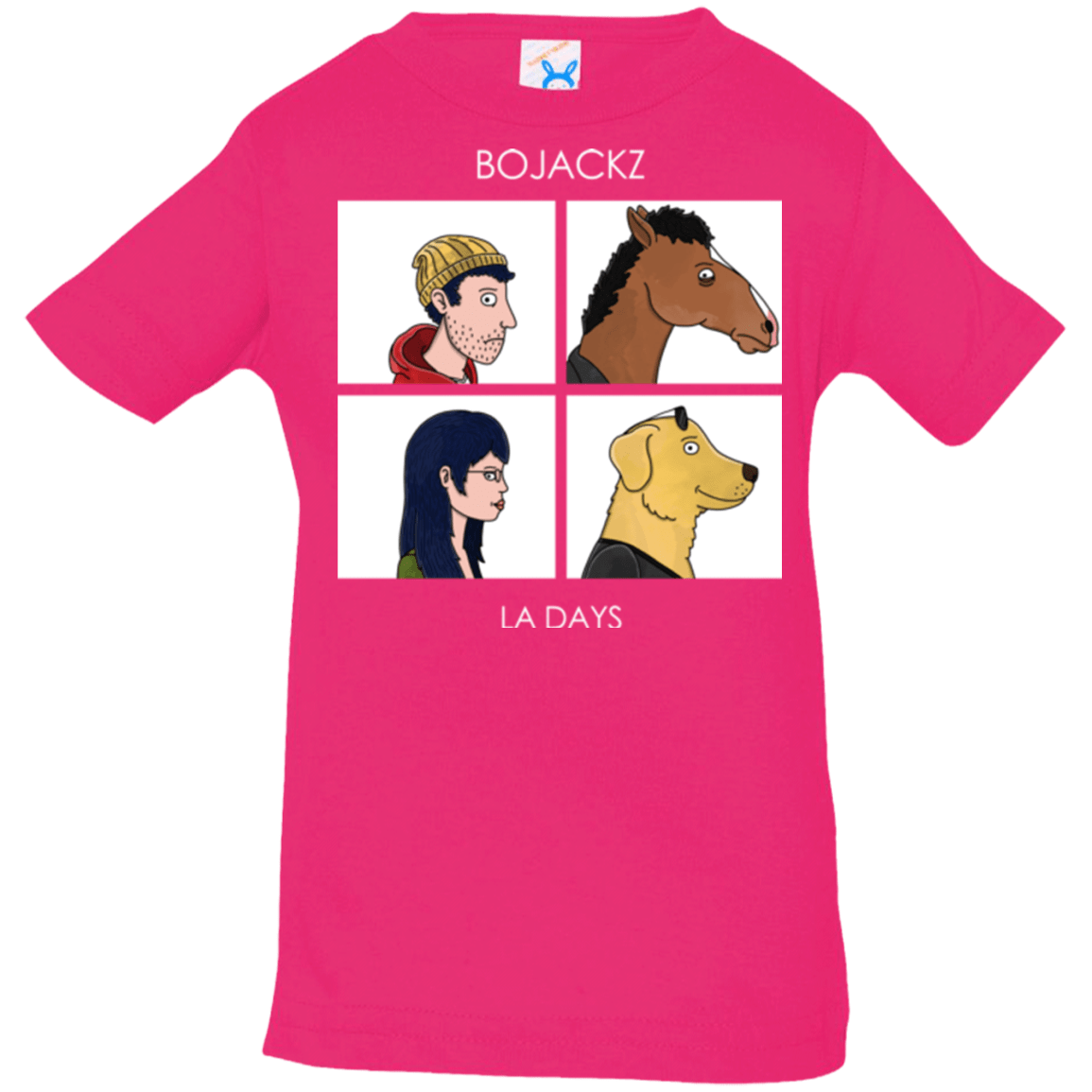 T-Shirts Hot Pink / 6 Months Bojackz Infant Premium T-Shirt