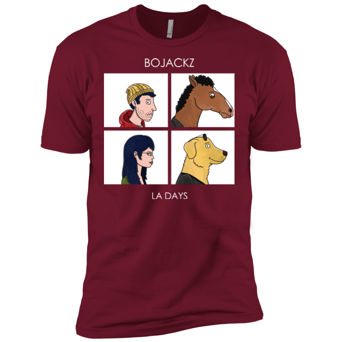 T-Shirts Cardinal / X-Small Bojackz Men's Premium T-Shirt