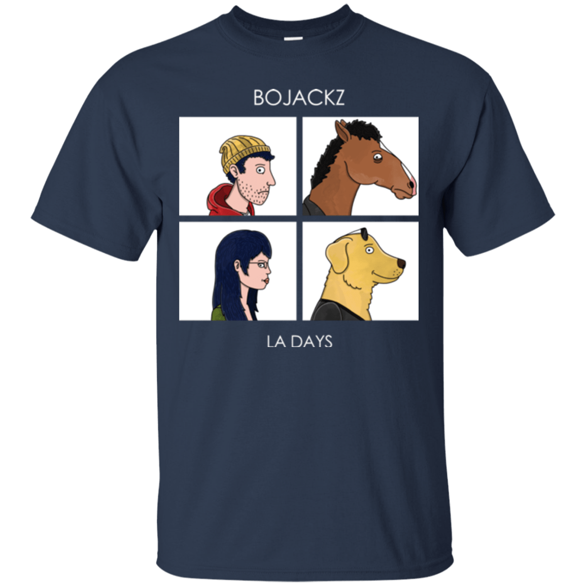 T-Shirts Navy / S Bojackz T-Shirt