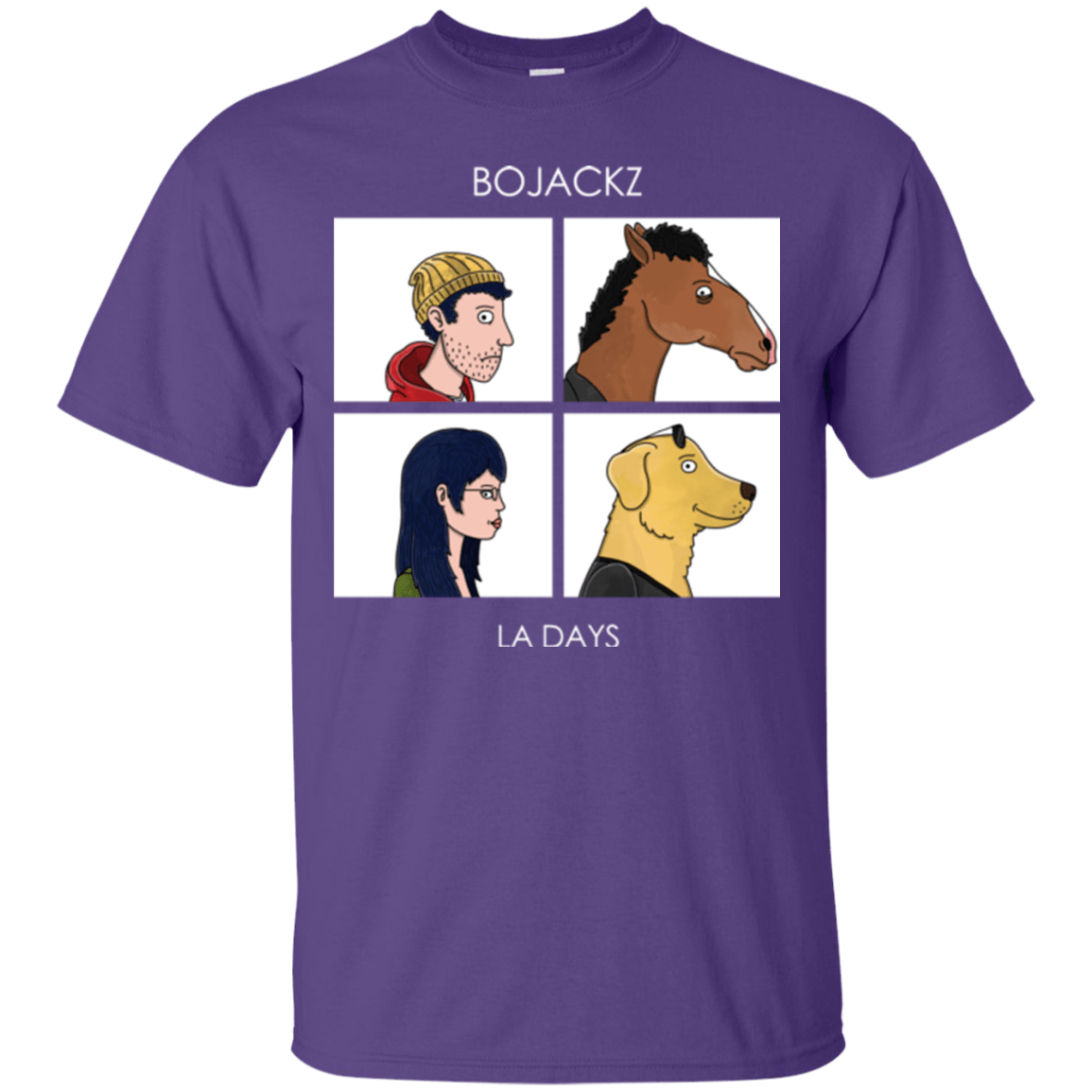 T-Shirts Purple / S Bojackz T-Shirt