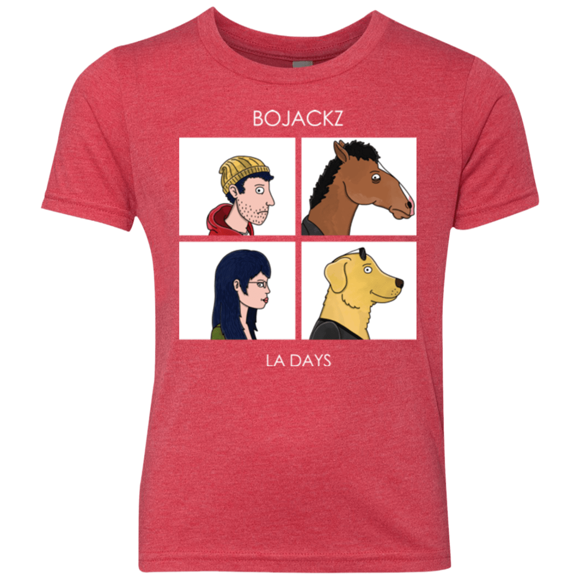 T-Shirts Vintage Red / YXS Bojackz Youth Triblend T-Shirt