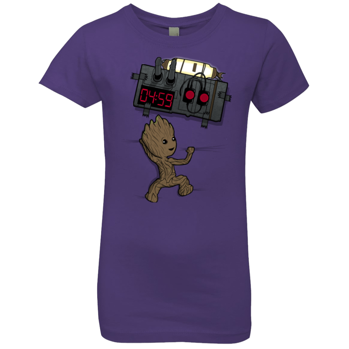 T-Shirts Purple Rush / YXS Bomb In Your Chest! Girls Premium T-Shirt