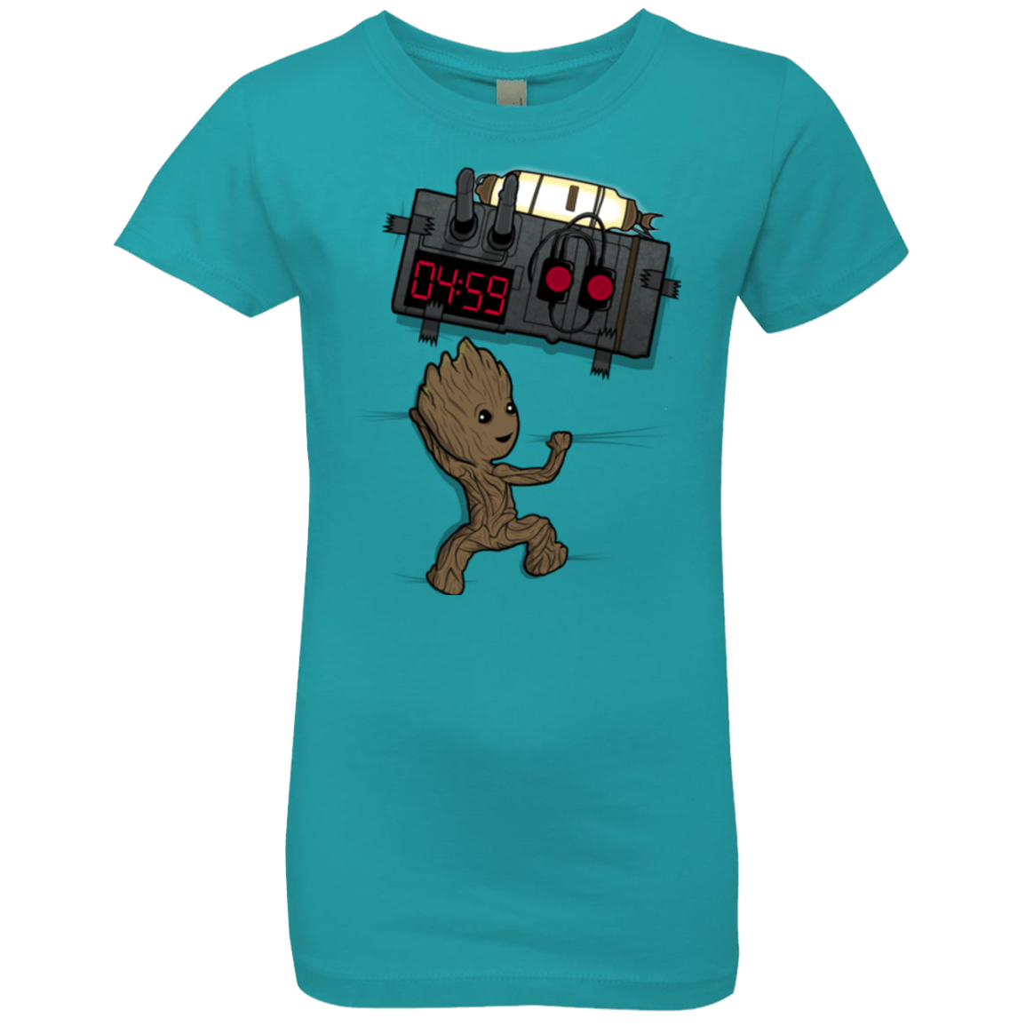 T-Shirts Tahiti Blue / YXS Bomb In Your Chest! Girls Premium T-Shirt