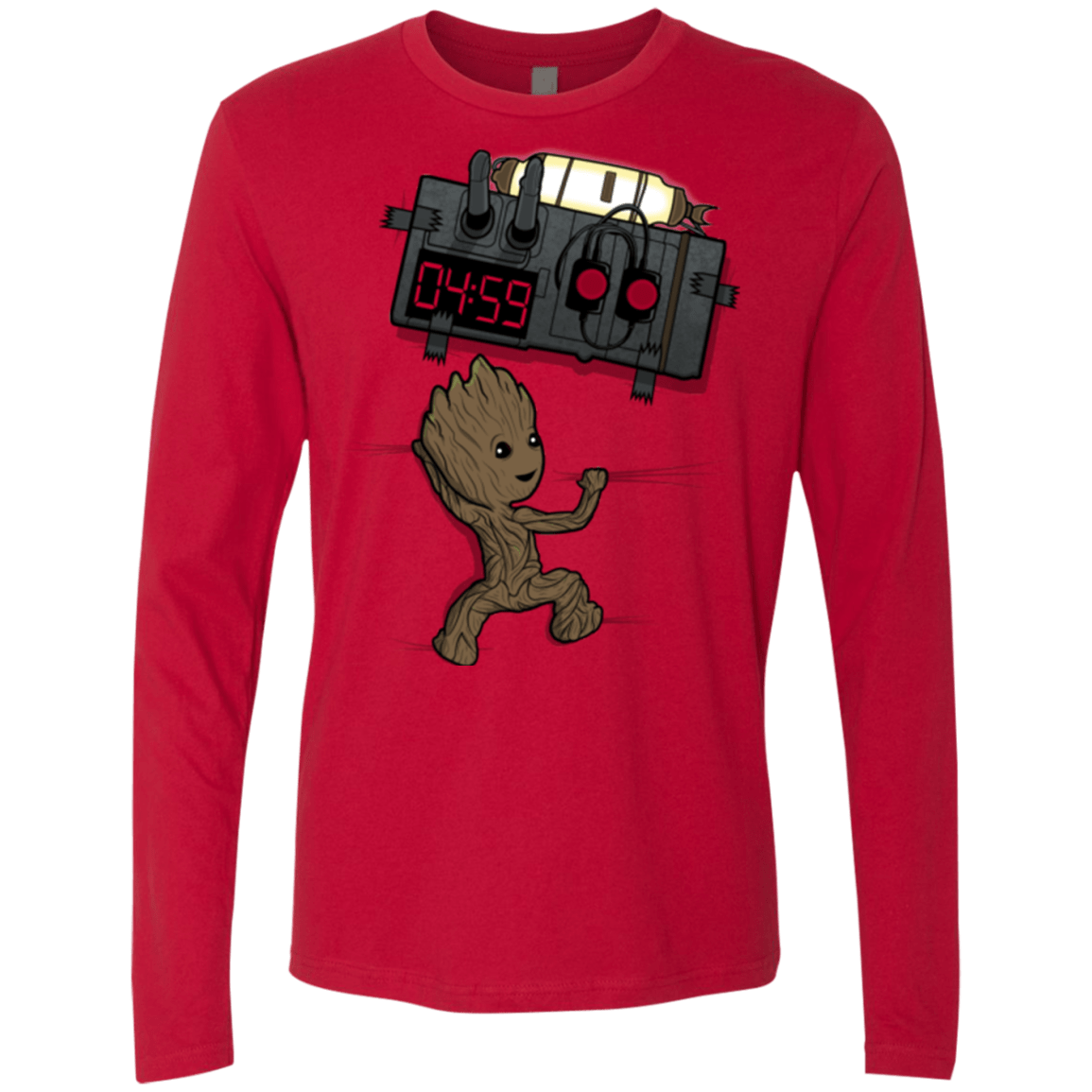 T-Shirts Red / Small Bomb In Your Chest! Men's Premium Long Sleeve