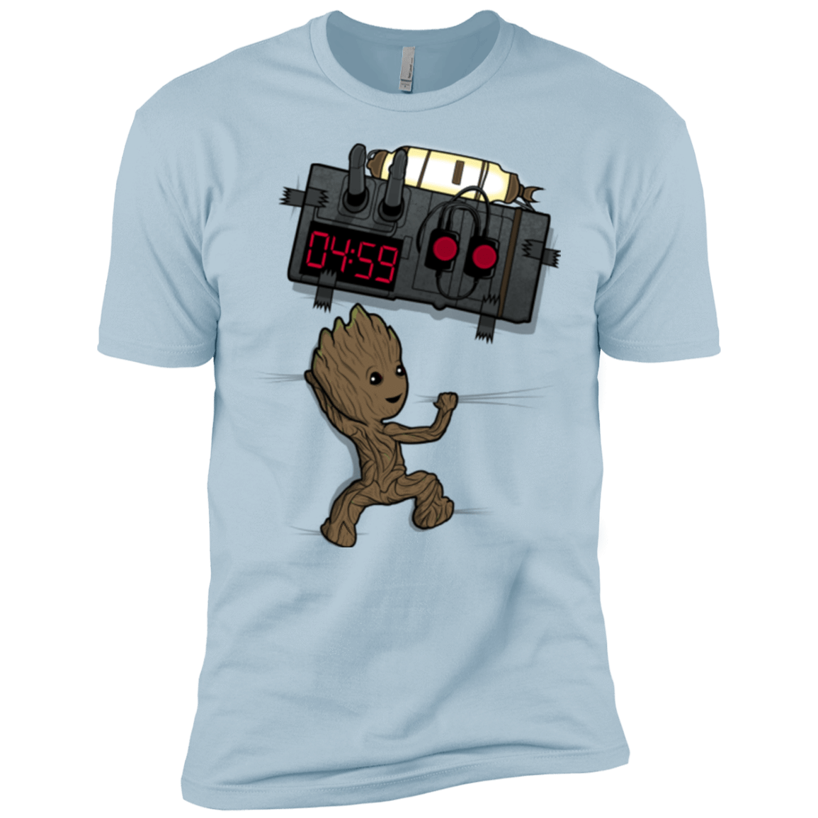 T-Shirts Light Blue / X-Small Bomb In Your Chest! Men's Premium T-Shirt