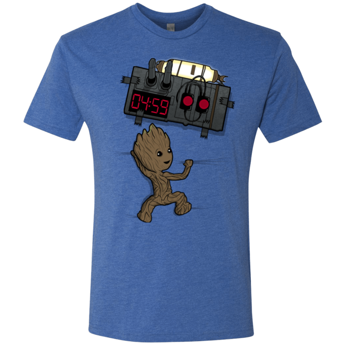 T-Shirts Vintage Royal / Small Bomb In Your Chest! Men's Triblend T-Shirt