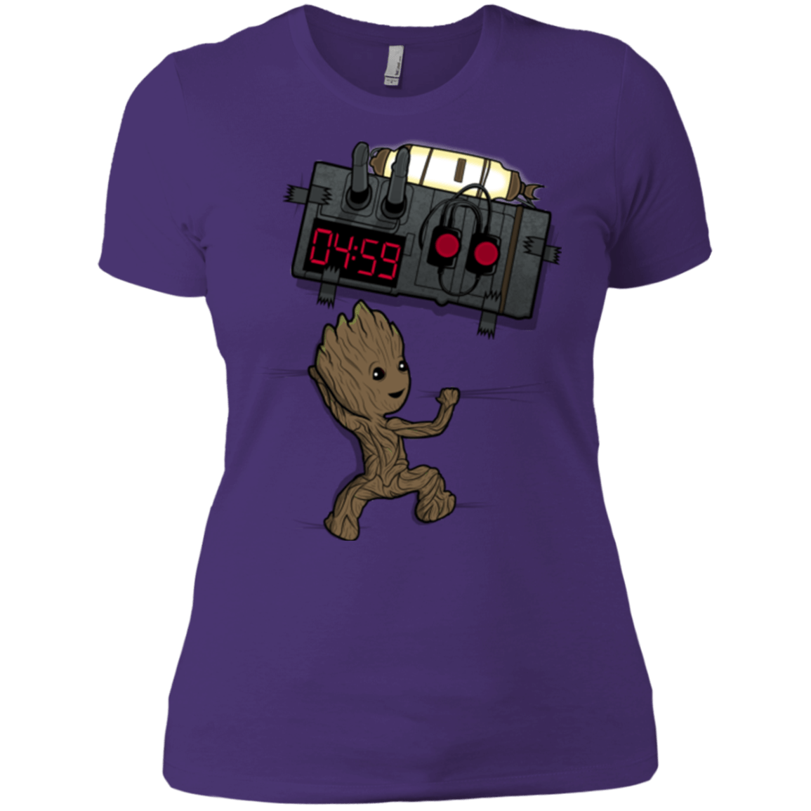 T-Shirts Purple Rush/ / X-Small Bomb In Your Chest! Women's Premium T-Shirt