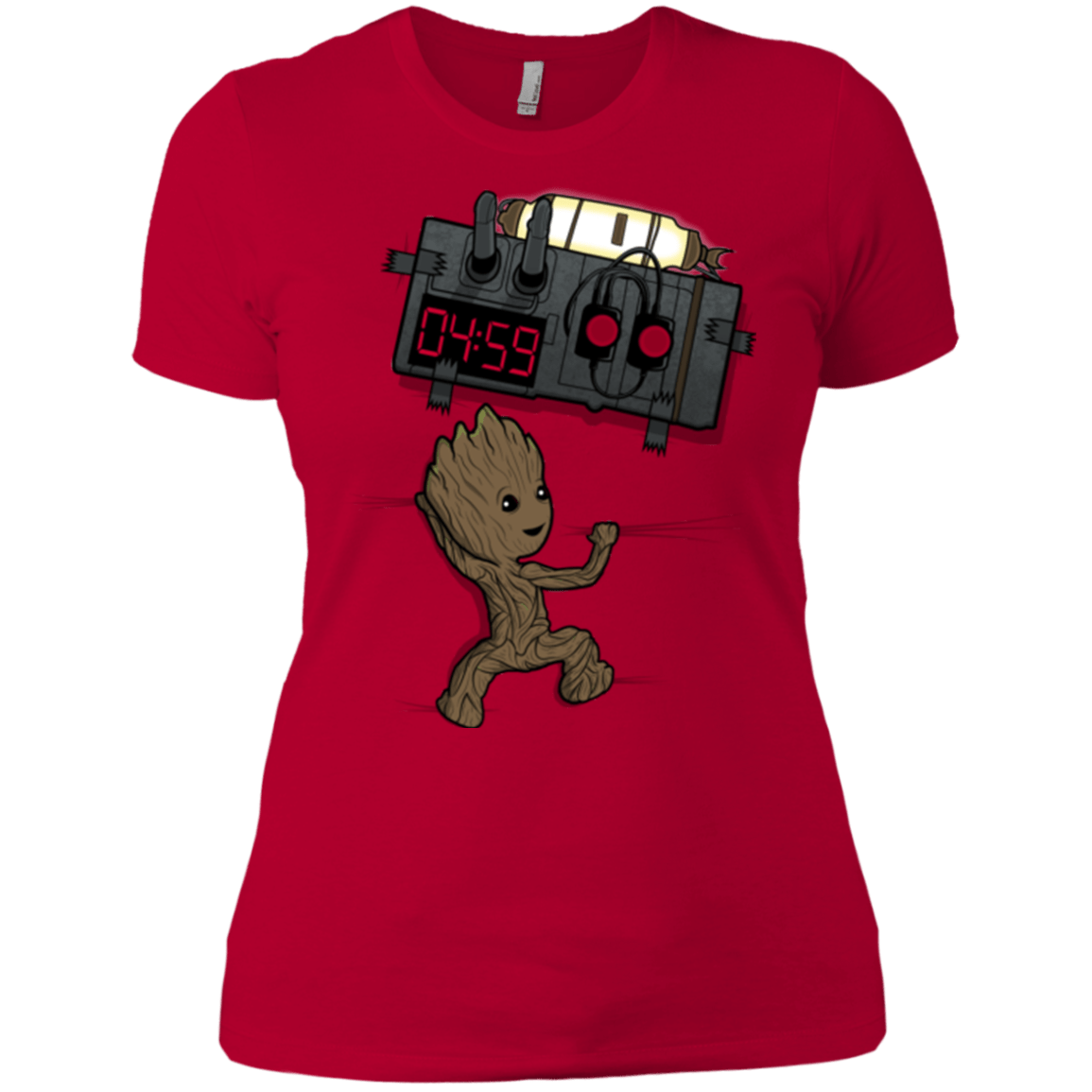 T-Shirts Red / X-Small Bomb In Your Chest! Women's Premium T-Shirt