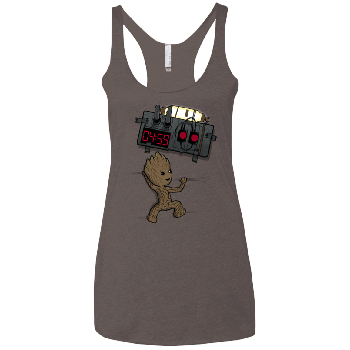 T-Shirts Macchiato / X-Small Bomb In Your Chest! Women's Triblend Racerback Tank