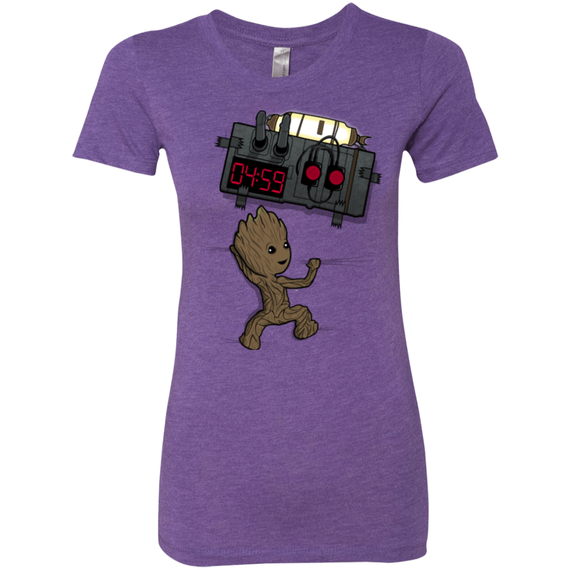 T-Shirts Purple Rush / Small Bomb In Your Chest! Women's Triblend T-Shirt