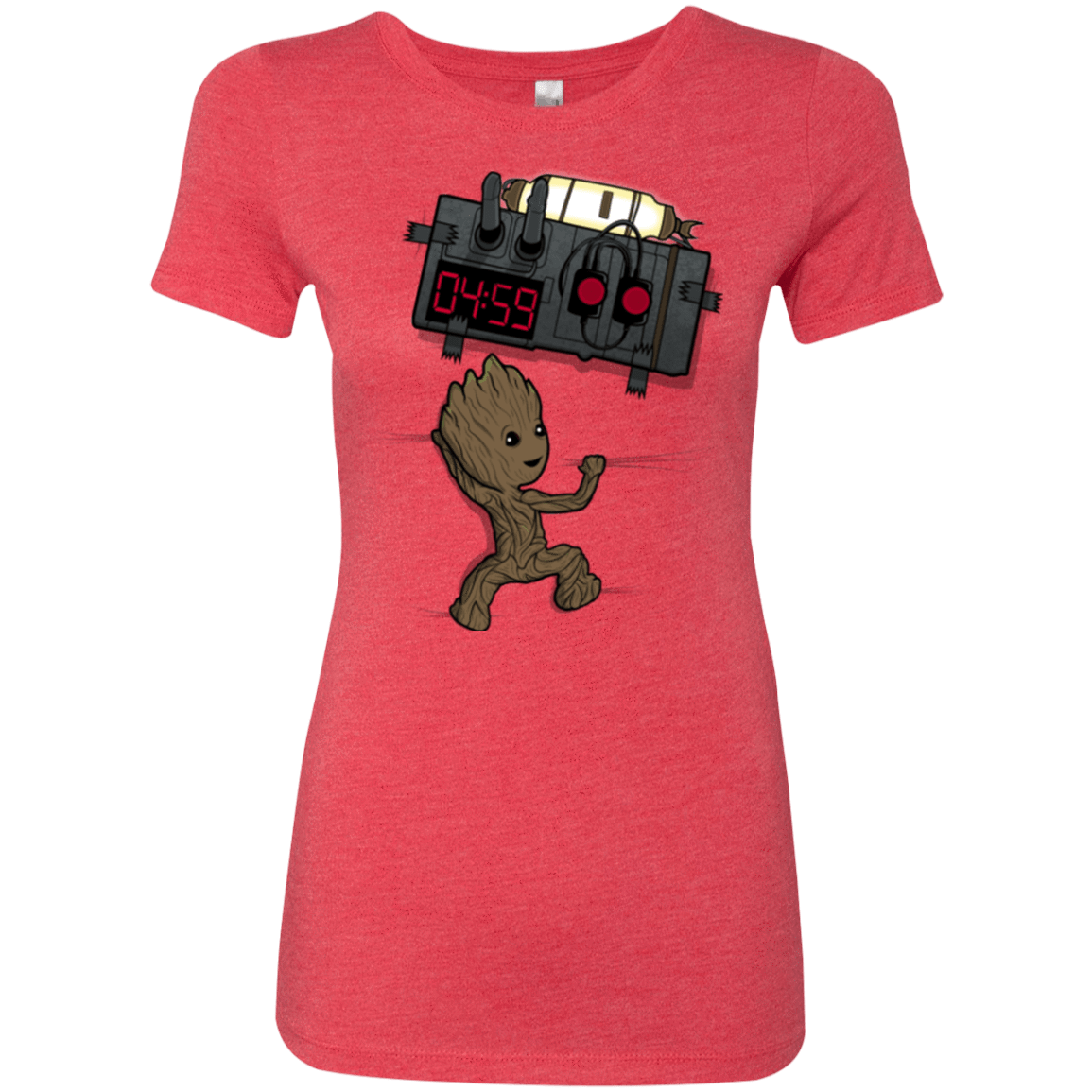 T-Shirts Vintage Red / Small Bomb In Your Chest! Women's Triblend T-Shirt