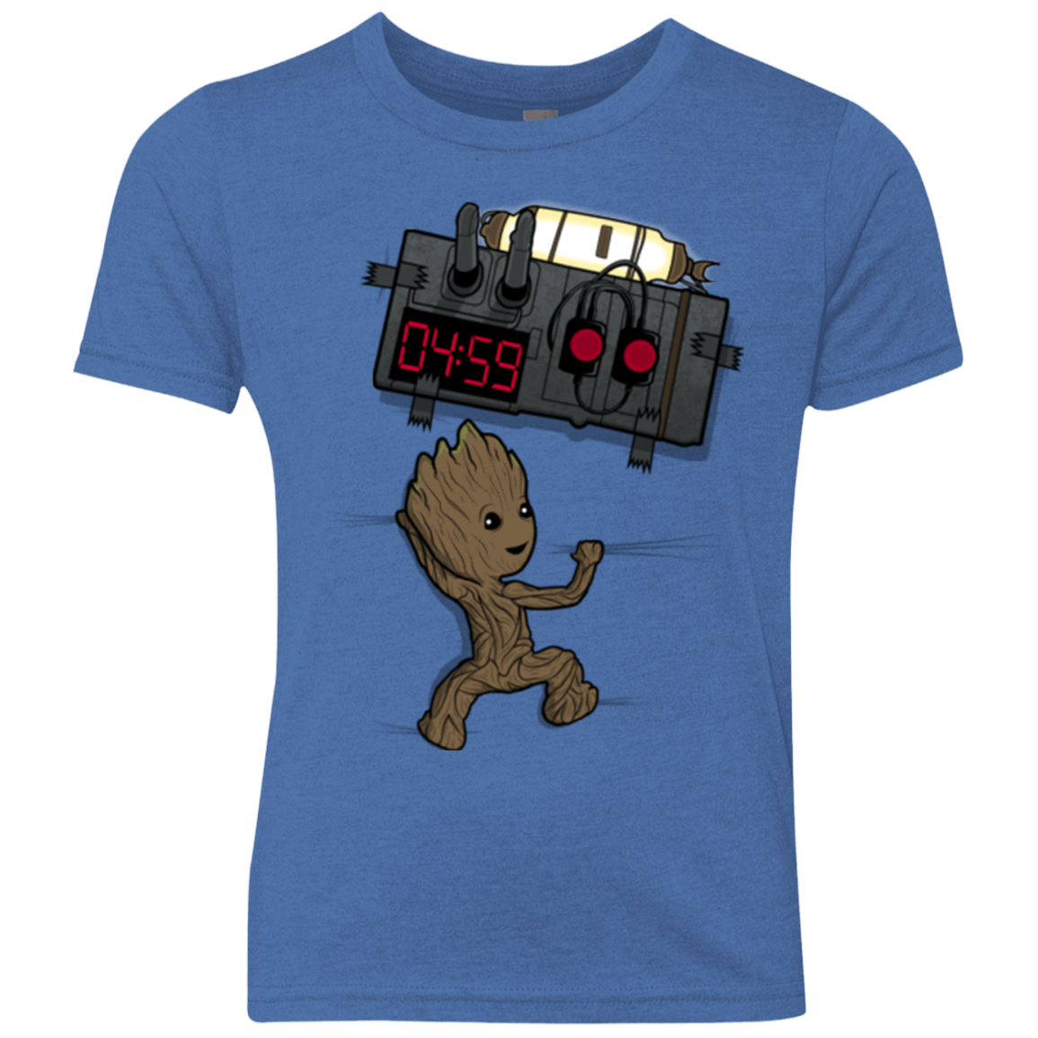 T-Shirts Vintage Royal / YXS Bomb In Your Chest! Youth Triblend T-Shirt