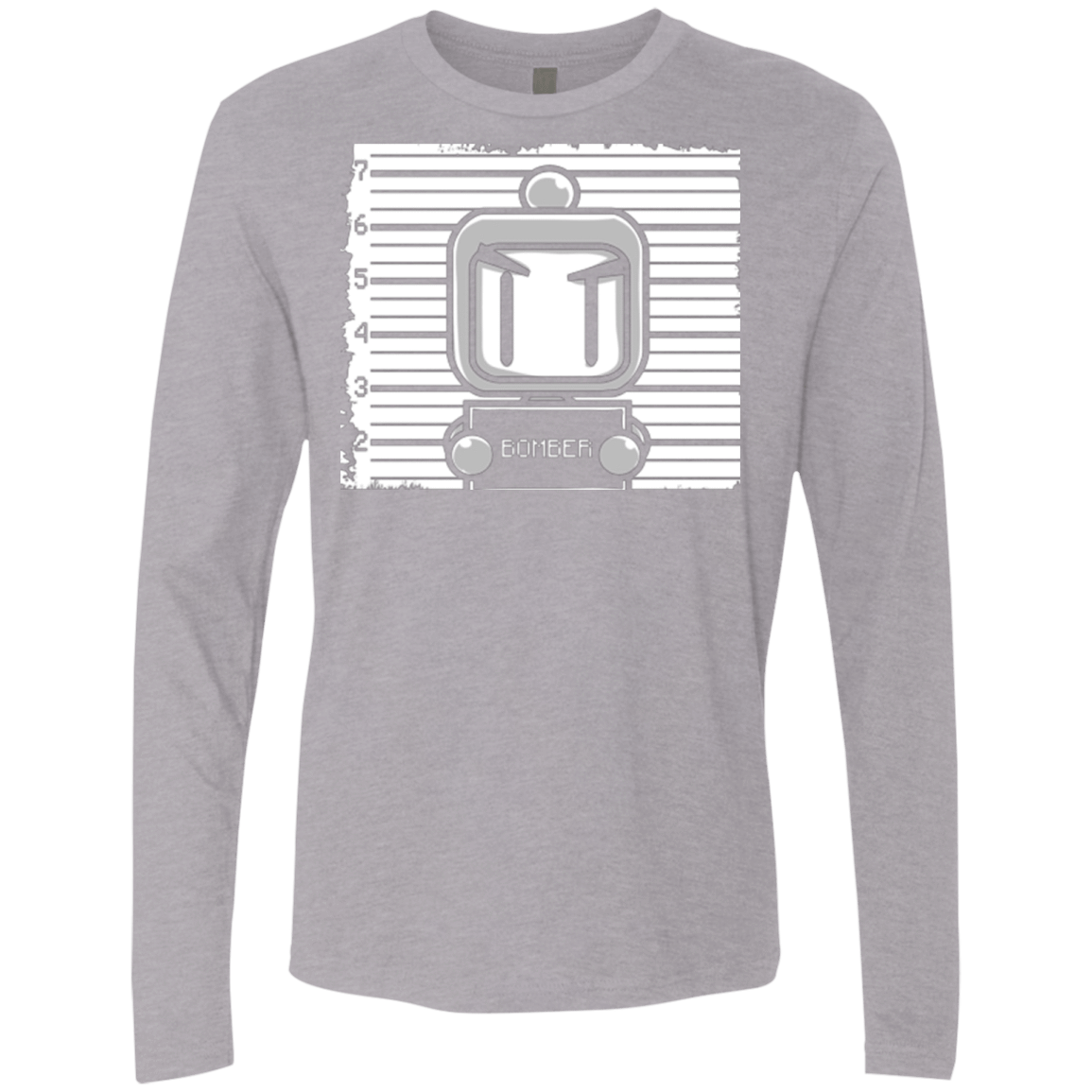 T-Shirts Heather Grey / Small BOMBER Men's Premium Long Sleeve