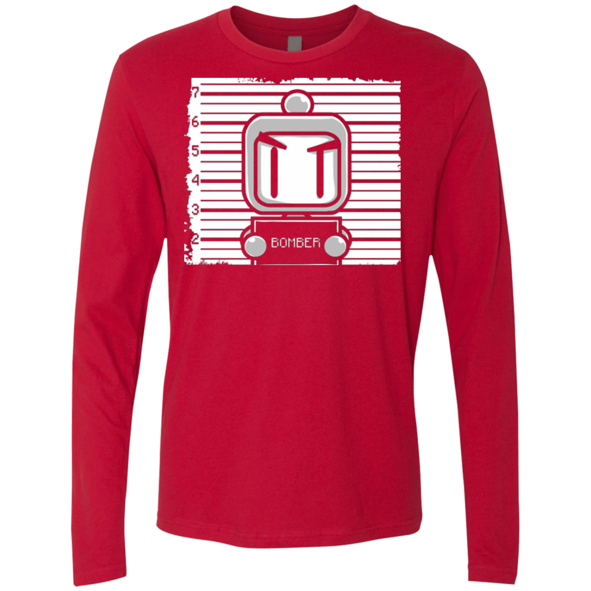 T-Shirts Red / Small BOMBER Men's Premium Long Sleeve