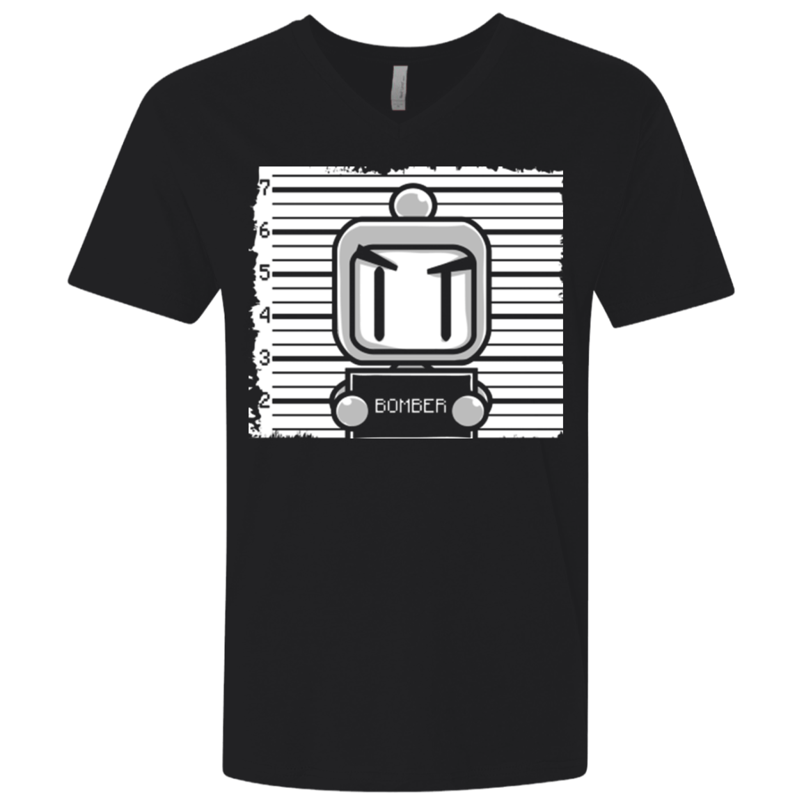 T-Shirts Black / X-Small BOMBER Men's Premium V-Neck