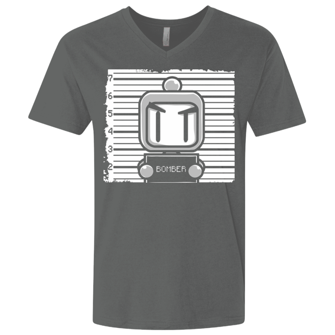 T-Shirts Heavy Metal / X-Small BOMBER Men's Premium V-Neck