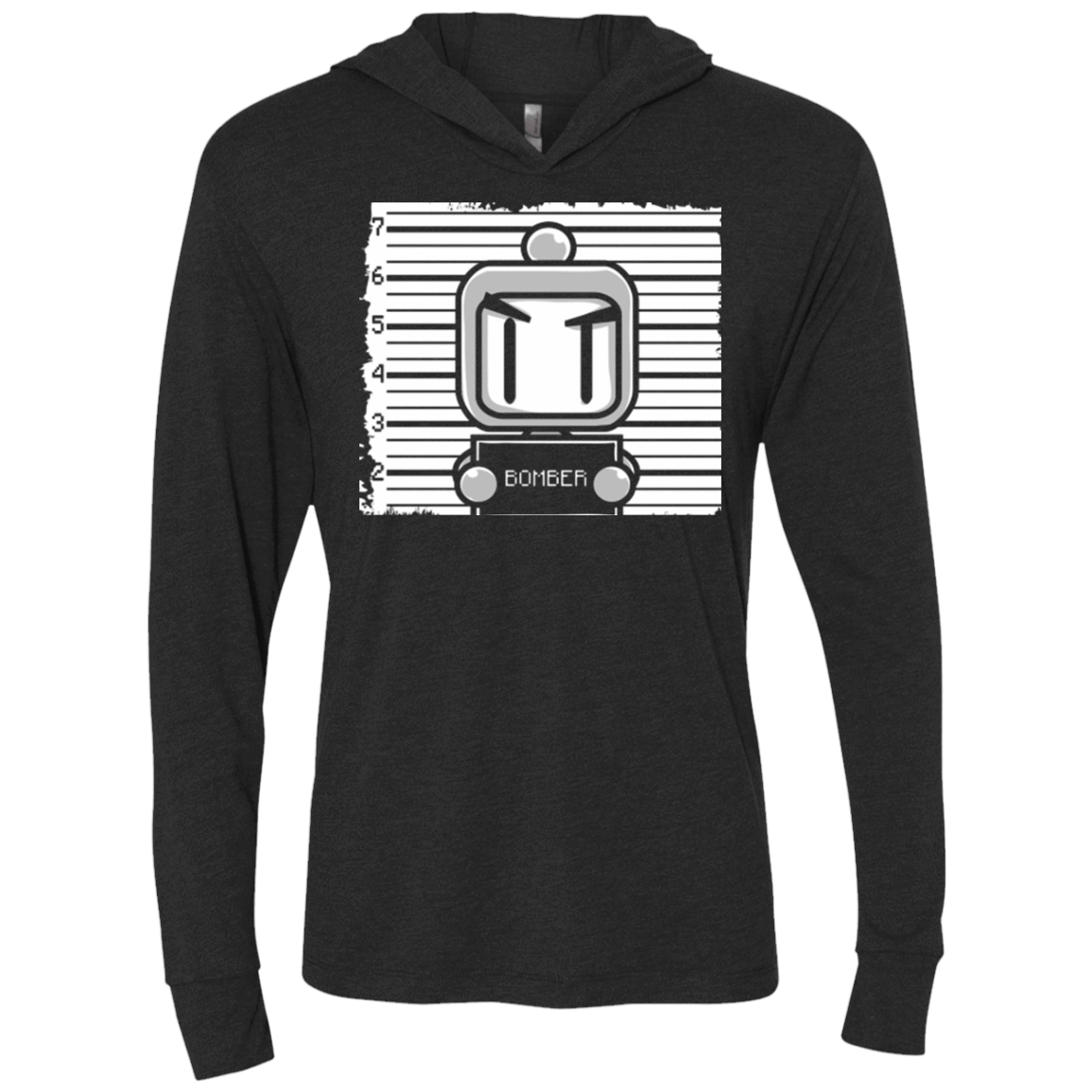 T-Shirts Vintage Black / X-Small BOMBER Triblend Long Sleeve Hoodie Tee