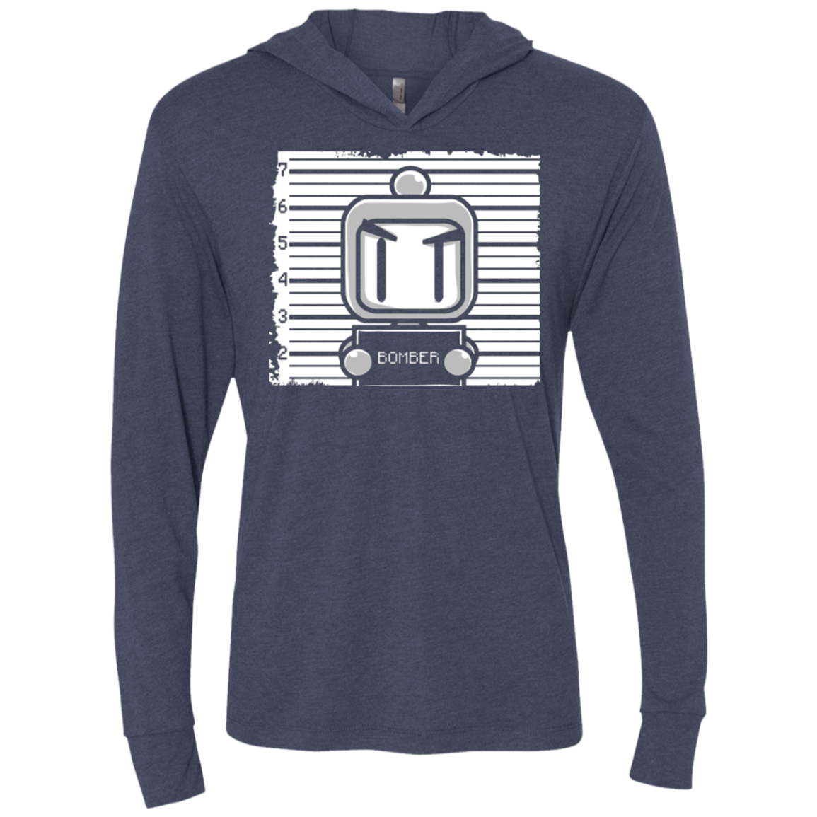 T-Shirts Vintage Navy / X-Small BOMBER Triblend Long Sleeve Hoodie Tee