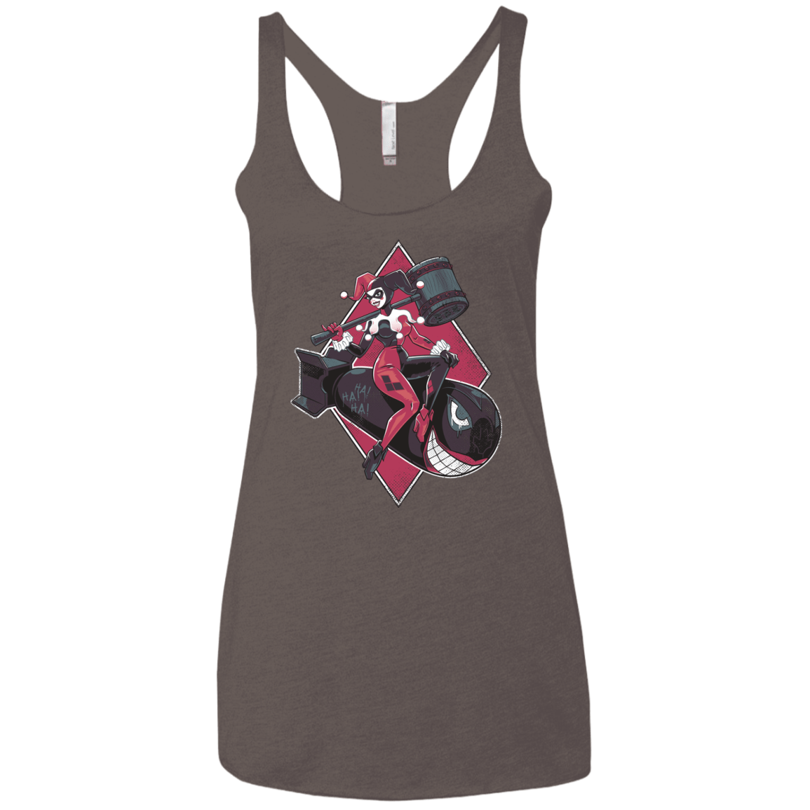 T-Shirts Macchiato / X-Small Bombs Away Women's Triblend Racerback Tank