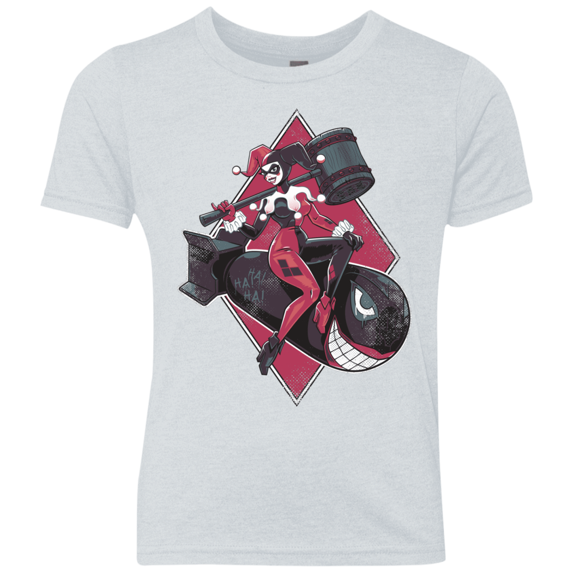 T-Shirts Heather White / YXS Bombs Away Youth Triblend T-Shirt