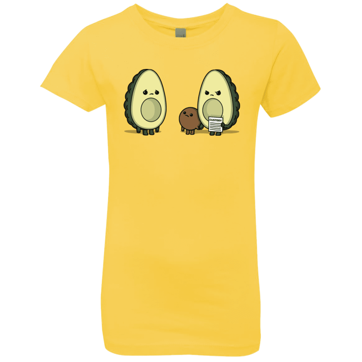 T-Shirts Vibrant Yellow / YXS Bone Custody Girls Premium T-Shirt