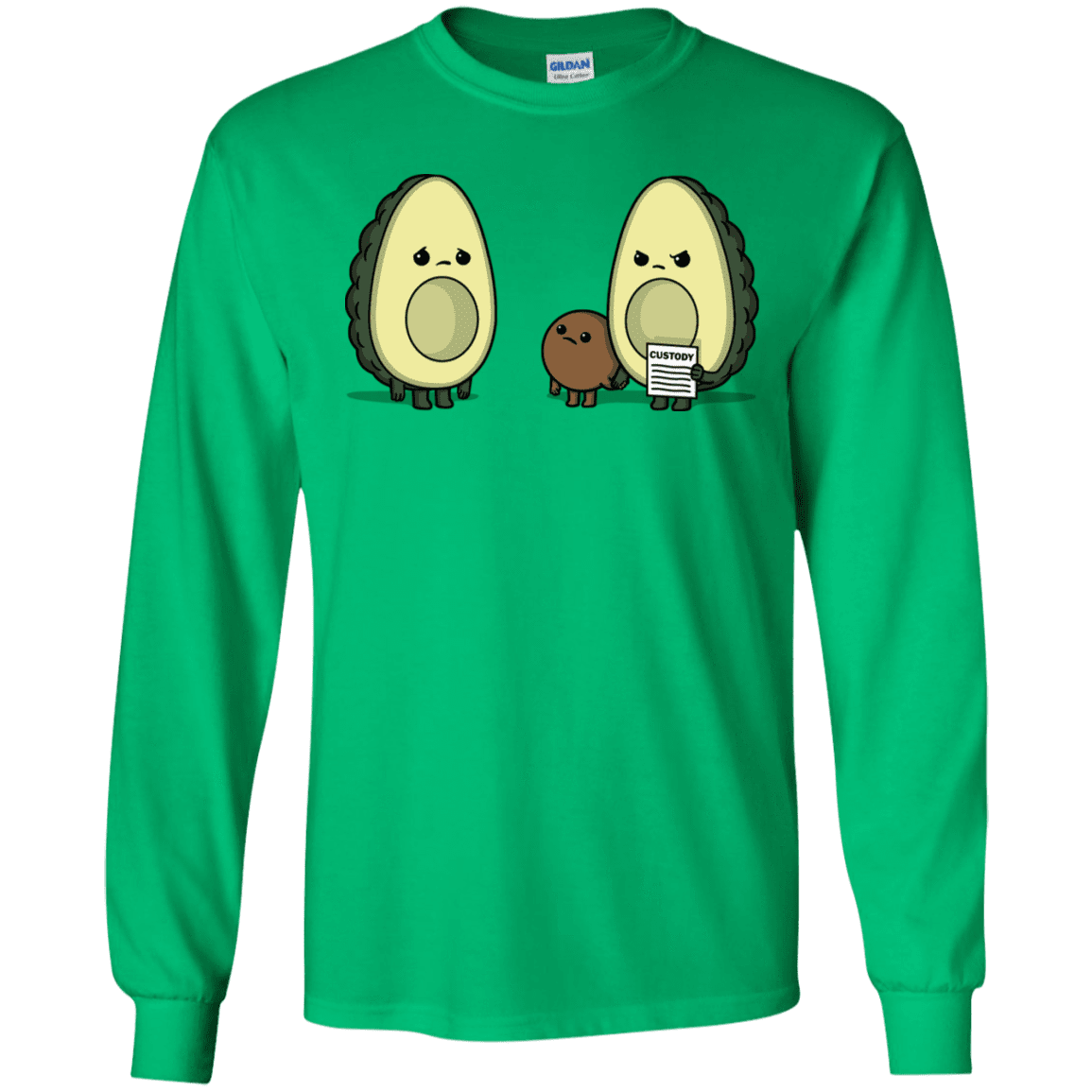 T-Shirts Irish Green / S Bone Custody Men's Long Sleeve T-Shirt