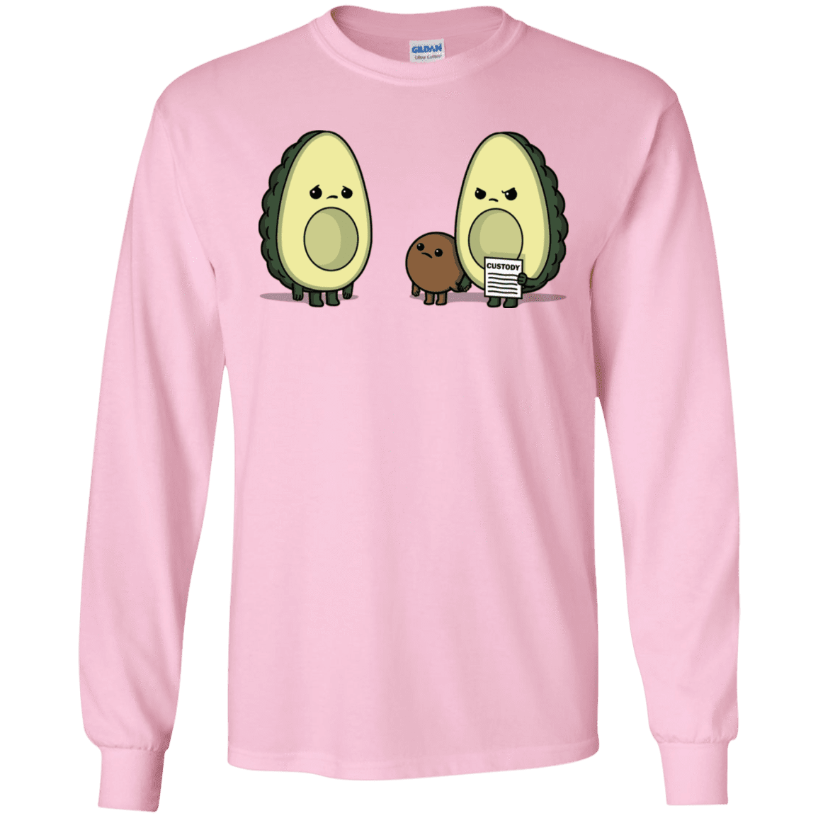 T-Shirts Light Pink / S Bone Custody Men's Long Sleeve T-Shirt