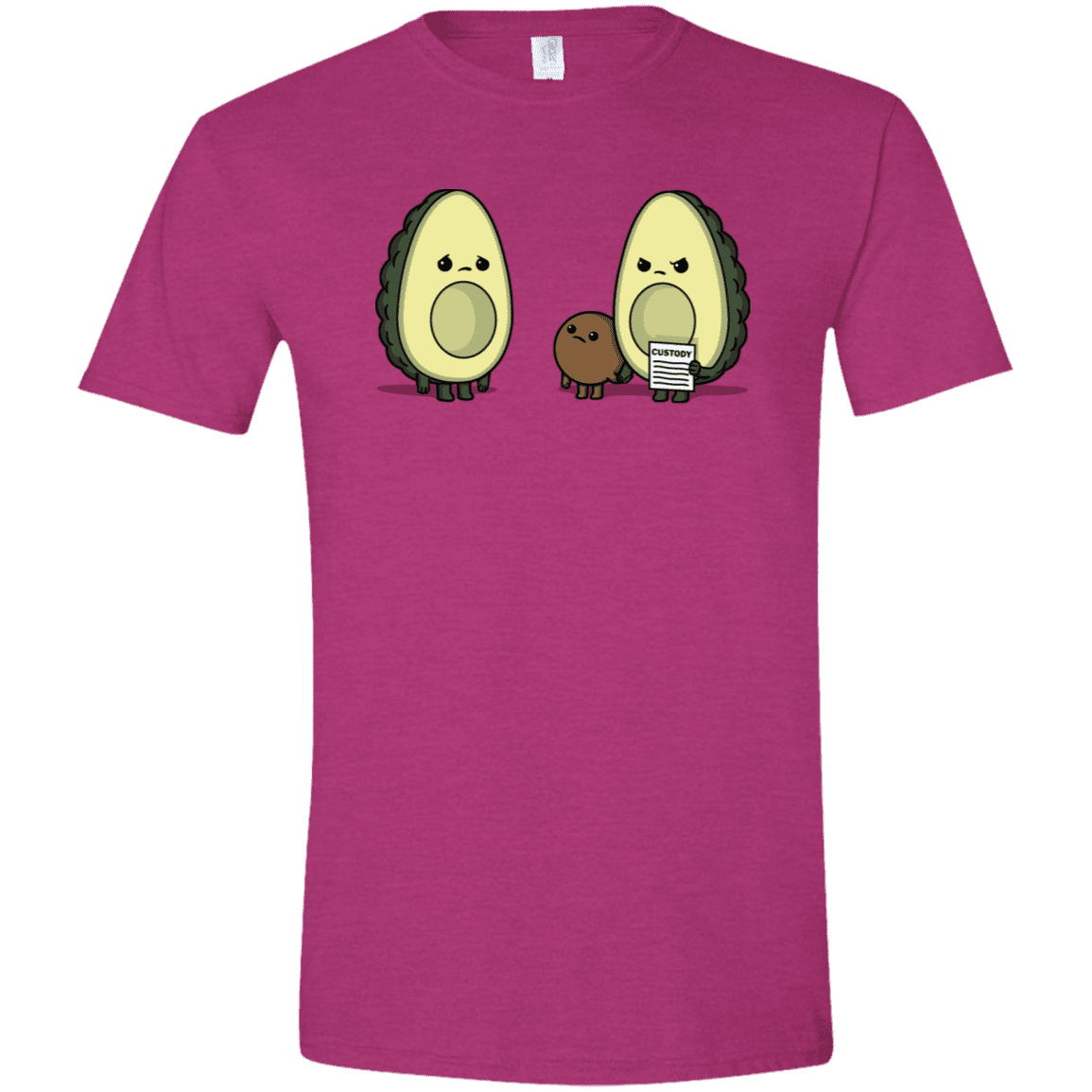 T-Shirts Antique Heliconia / S Bone Custody Men's Semi-Fitted Softstyle