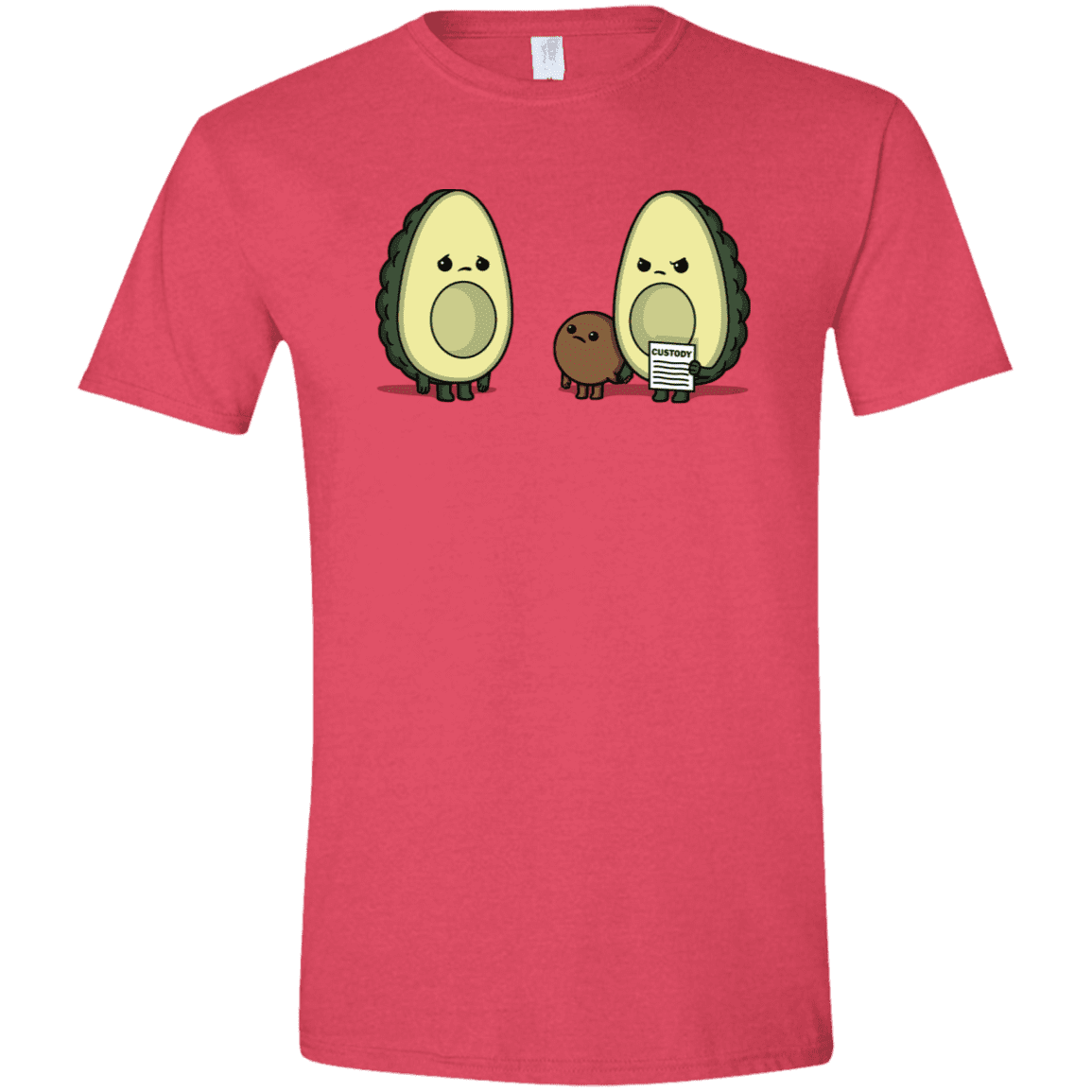 T-Shirts Heather Red / S Bone Custody Men's Semi-Fitted Softstyle